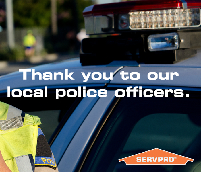 SERVPRO thanking police officers